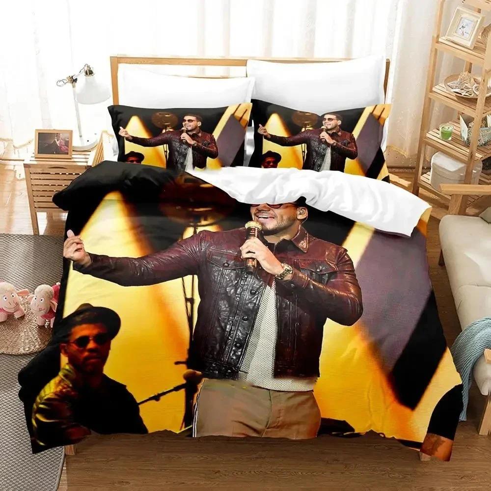 3D Print Romeo Santos Bedding Set Duvet Cover Bed Set Quilt Cover Pillowcase Comforter King Queen Size Boys Adult Bedding Set