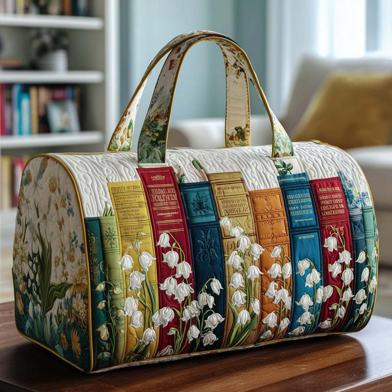 Printed Short-Distance Hand-Held Quilting Embroidery Travel Bag Multi-Functional Sports Fitness Bag