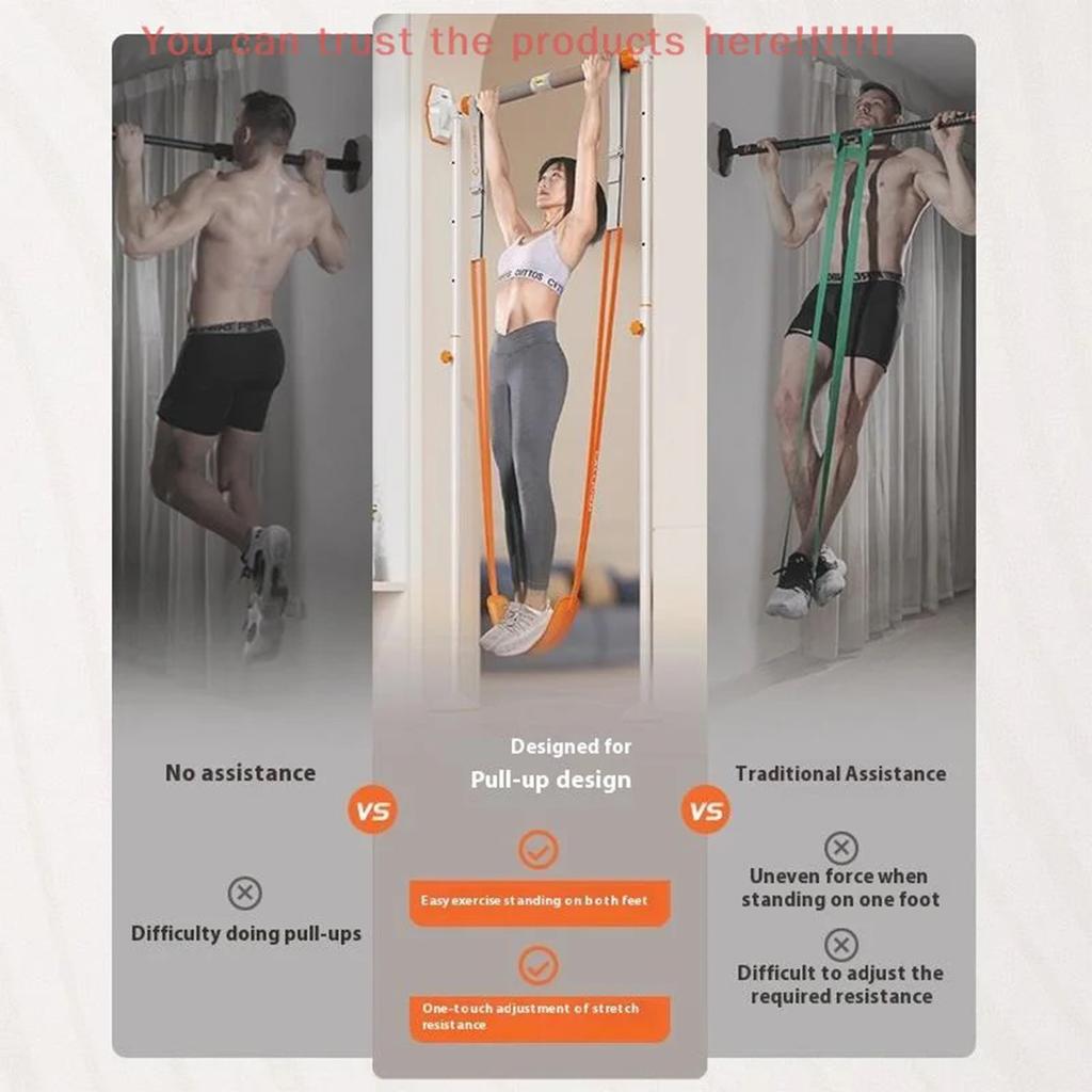 Adjustable Horizontal Bar Pull-up Auxiliary Resistance Band Sports Enthusiasts Suspension Training Sit Ups Stretching Training