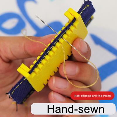 Klip Takılabilir Dikiş Cetveli Kenar Dikişi Kilidi ve Dikiş Ölçer Kapitone Şablonu 1,5 mm 2 mm 3 mm 4 mm Boşluklu El Dikişi Aracı Eşit Dikişler İçin