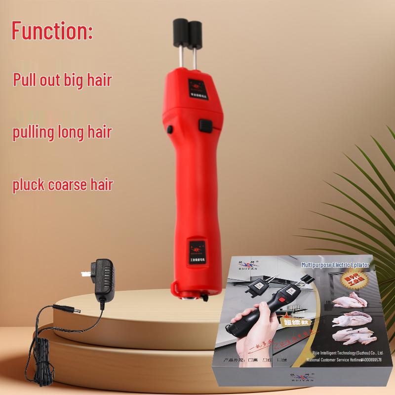 ""Elektrische Geflügelrupfmaschine""": Lithiumbatterie, Automatisch für Huhn, Ente und Gans - Europäischer Standard"