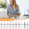 Straw Cup – Macaron Tone Portable Drinking Cup For Daily Use
