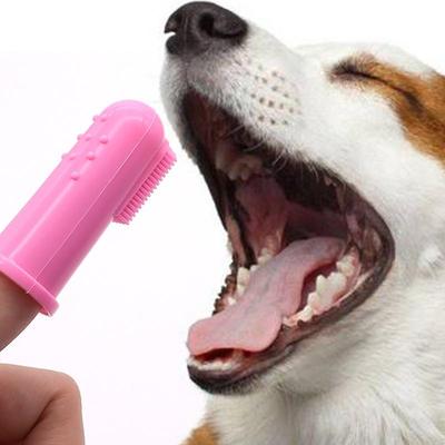 Cepillo de Dientes de Dedo de Silicona para Limpieza Dental de Mascotas – Ideal para Gatos y Perros, Eliminación de Sarro y Cepillo de Cuidado Dental.