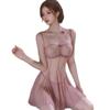 Sexy and romantic underwear, sexy see-through mesh lace pajamas, passionate and seductive, cut-out, no-take off, uniform and nightgown
