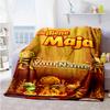 Biene Maja Customize Your Name Blanket Cozy Customizable Blanket Warmthful Decor Perfect for Office Office Chair Living Room Home Decor