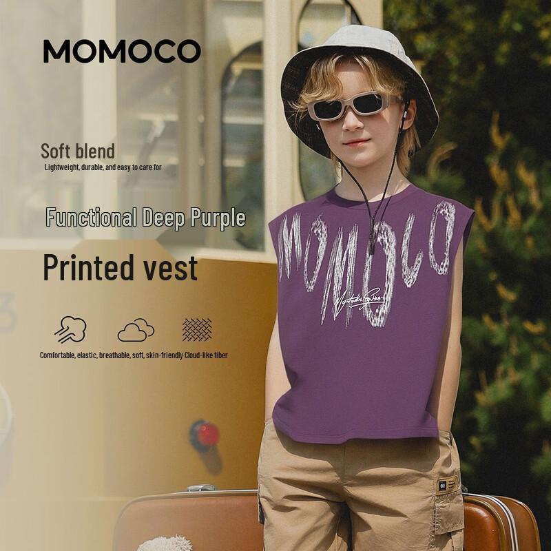 MOMOCO Boys  Summer Sleeveless T-Shirt 110