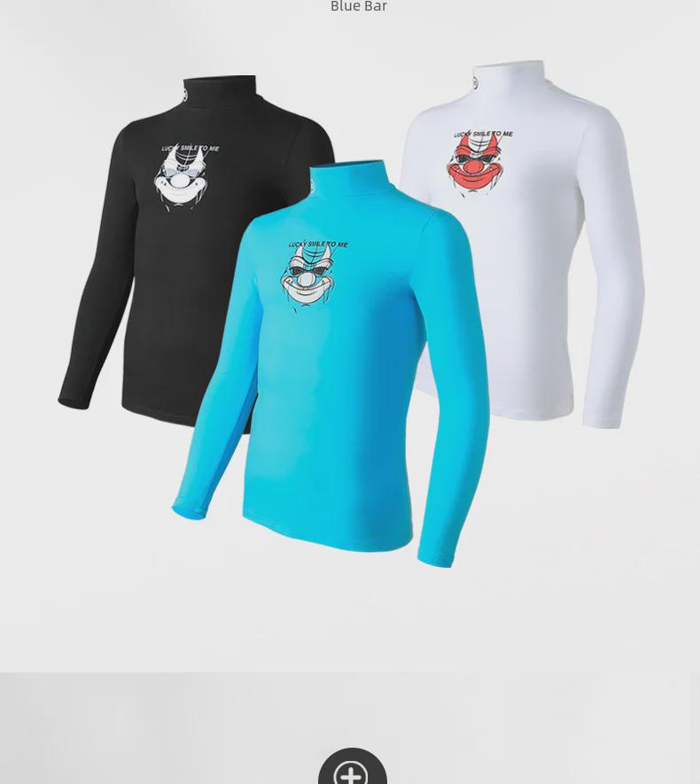 Men's Cotton High-Collar Long Sleeve Top - Comfortable, Breathable Autumn Wear.