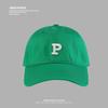 Hat Women's Simple P Letter Baseball Hat Korean Version Versatile Couple Baseball Hat Outdoor Sports Casual Sun Hat Men