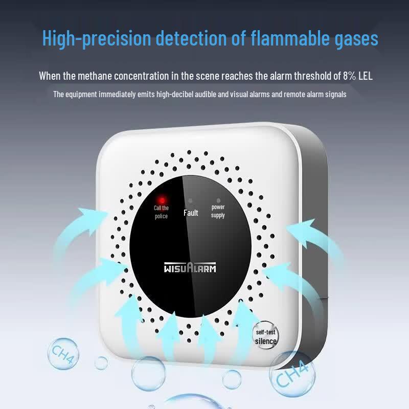 Dahua Standalone Combustible Gas Leak Detector - Screenless CN plug (adapter included)