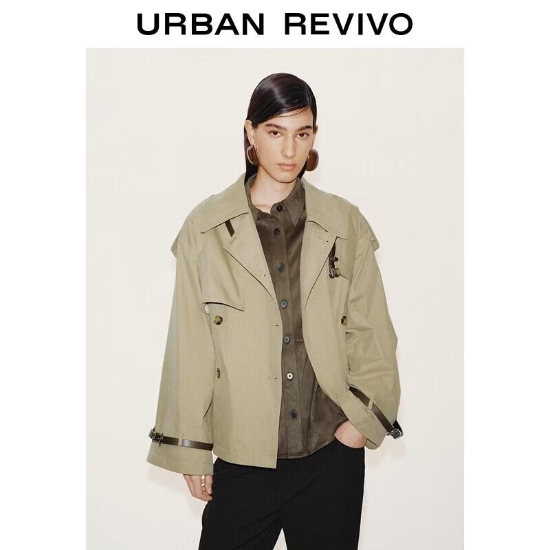 Women's Double-Breasted Belted Trench Coat