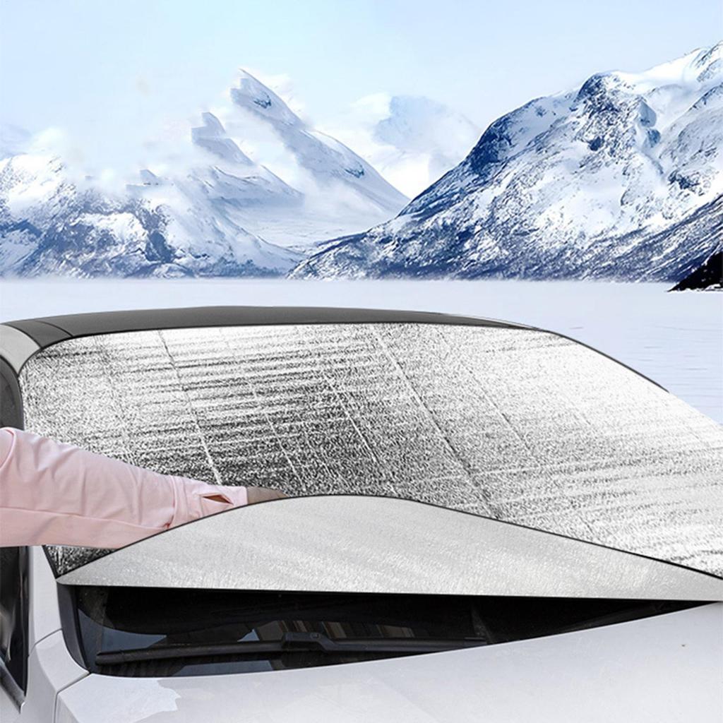 150x70cm Car Snow Cover Winter Windshield Sunshade Outdoor Waterproof Anti Ice Frost Auto Protector Automobiles Exterior Cover