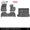 RHD LHD Floor Mats for Chery OMODA 5 C5 FX Fuel 2024 2025 Car Floor Mats Trunk Pad TPE 3D Foot Pad All Weather Black