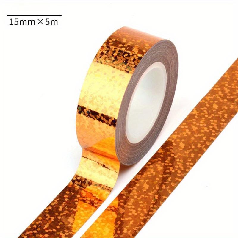 BOPP Tape Golden Red Black Silver Dot Carpet Tape Aluminized Film Tape Stationery Office Stickers