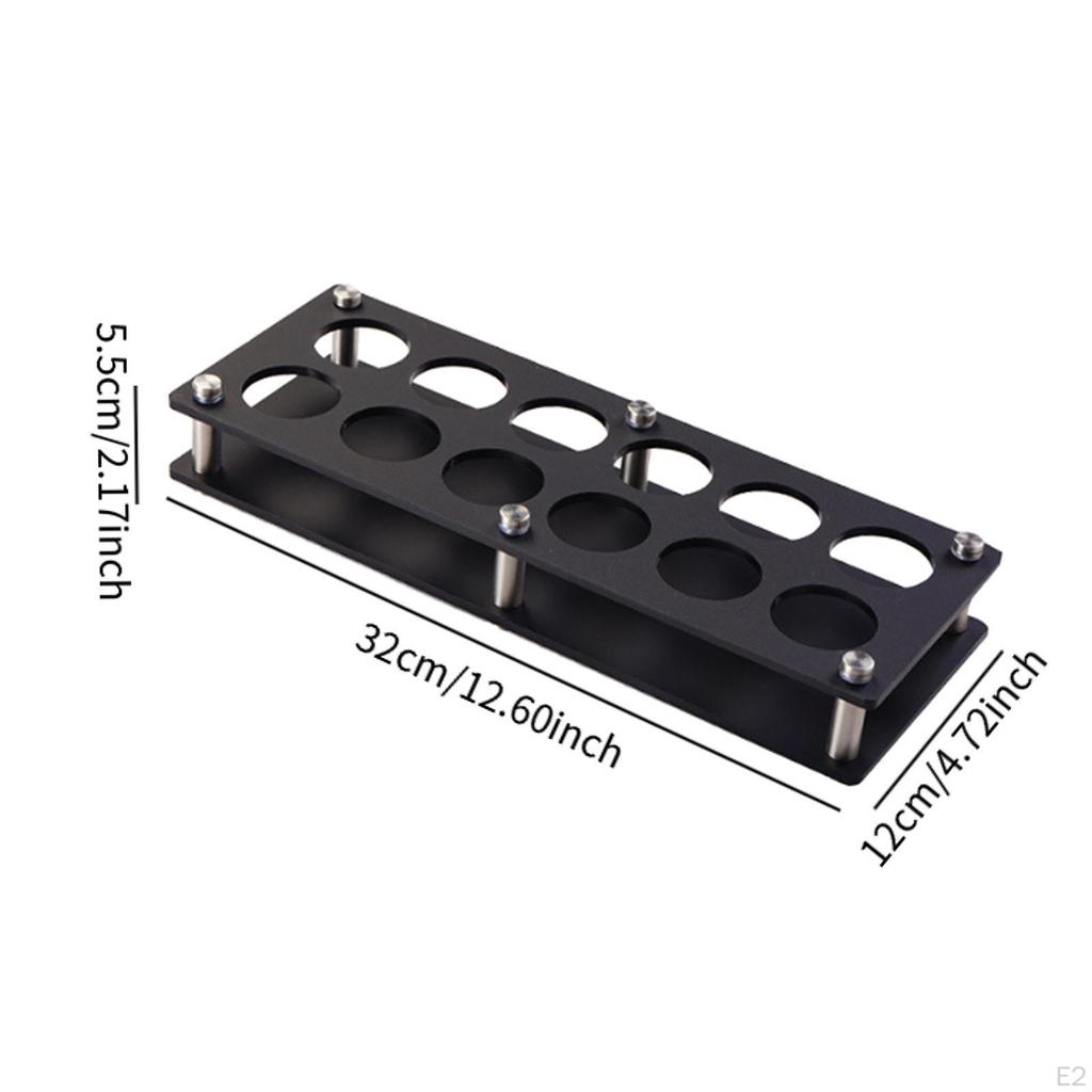 Glass Holder Snack Tray Acrylic Bartender Tool Cup Rack