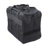 BIGMAN Double Zip Tool Bag, Volume 13, BMB-06, Durable Black Fabric Tool Bag for DIY and Outdoor Use, Model Number: 4962308193272