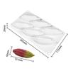 6 Cavity Cocoa Pod Silicone Mold Heat Resistant Food Grade Silicone DIY Cake Decorating Tools BPA Free Flexible