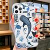 Ocean Starfish Sea Turtle Shark Cover Phone Case For iPhone 16 17 Air 15 14 Pro Max 16E Phone Case 13 Mini 12 11 7 SE 8 Print Pa