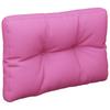 2 Piece Pallet Cushions Pink Fabric