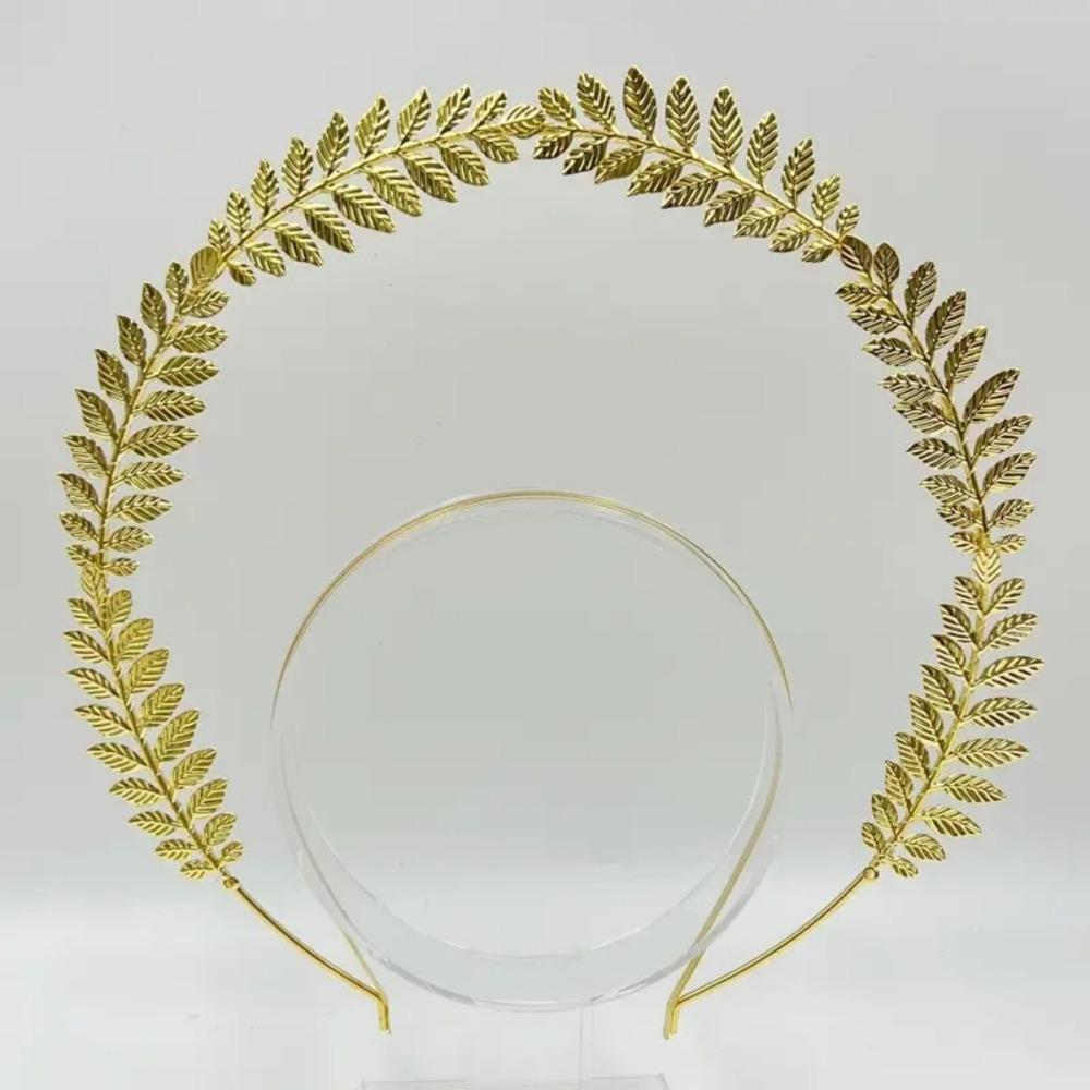 Gold Plated Sun Goddess Crown Vintage Baroque Tiara Headband Cosplay Crown Halo Crown Theme Party Style 2