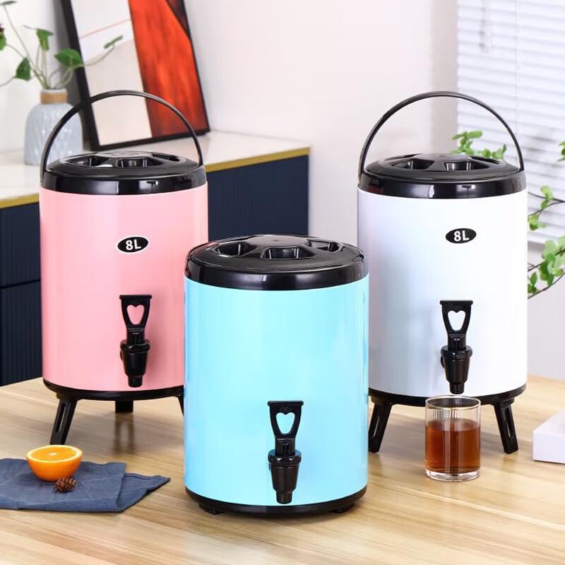 SPSR Commercial Double-Layer Stainless Steel Insulated Beverage Dispenser