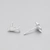 Earrings Cat Fish Asymmetry Stud Earrings For Women Fine Jewelry Gift
