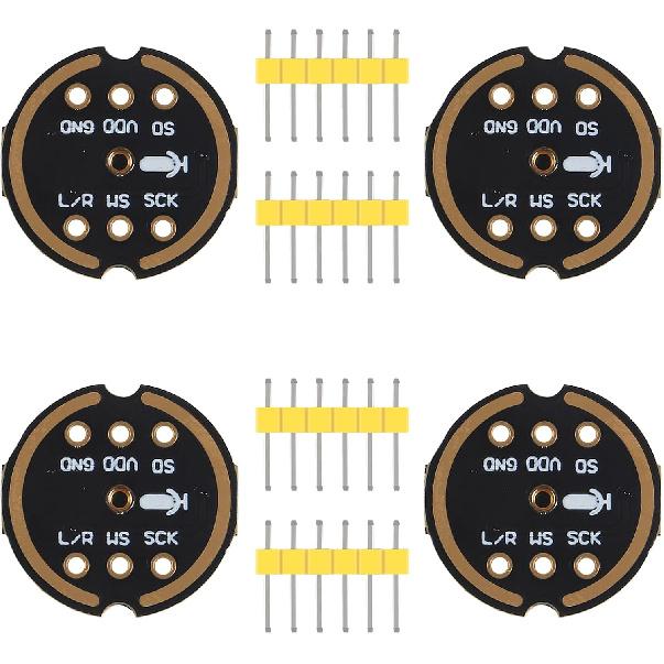 4pcs INMP441 Omnidirectional Microphone I2S Interface Digital Output Sensor Module Supports for ESP32