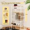 Countertop Spice Rack Slim 3 Tier Tall Seasoning Storage Rack Kitchen Spice Shelf Standing Rack Skincare Organiser