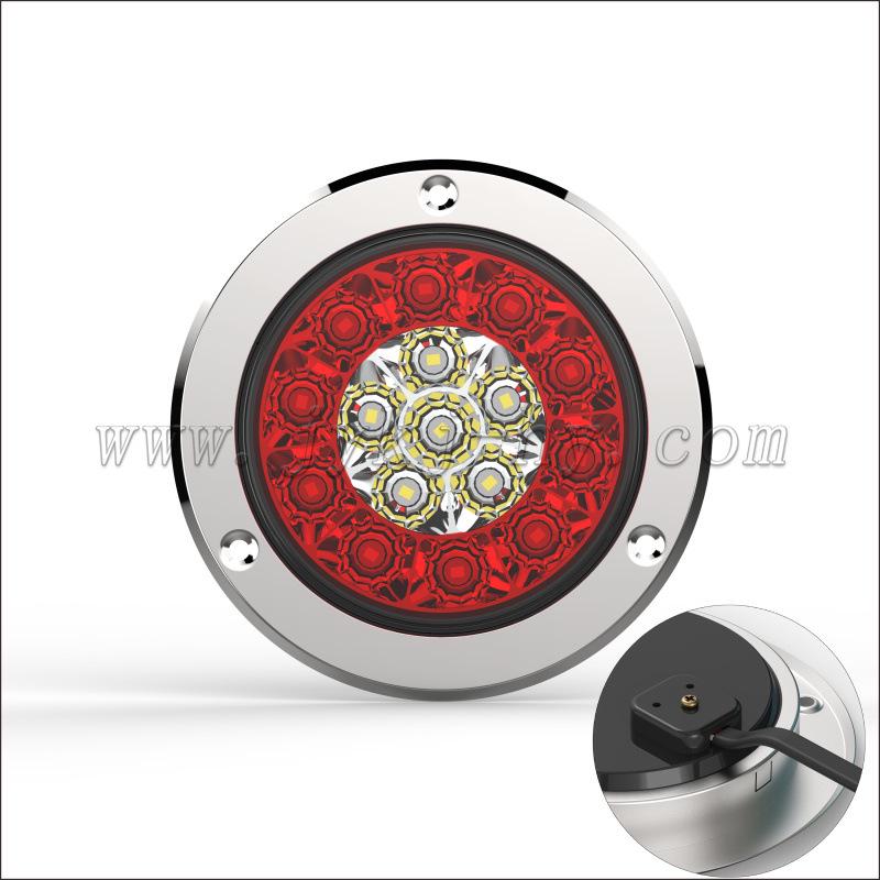 

Двухцветный 16-светодиодный задний фонарь для прицепов и перевозчиков