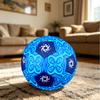 1PC Blue Butterfly Abstract Liquid Shapes Soccer Ball Size 5 Football Machine Sewn Indoor/Outdoor Universal Football n41