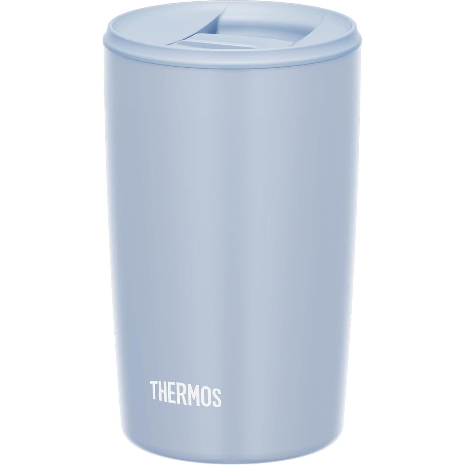 Thermos Vacuum Insulated Tumbler Lid Dishwasher Safe 400ml Ash Blue JDP-401 ASB