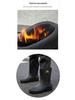 Men's Waterproof Mid-Calf Non-Slip Rain Boots – Fashionable Korean-Style Slip-On Rubber Shoes.