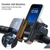 Shockproof Phone Holder for Golf Carts, Bicycles, Motorcycles, and Mountain Bikes