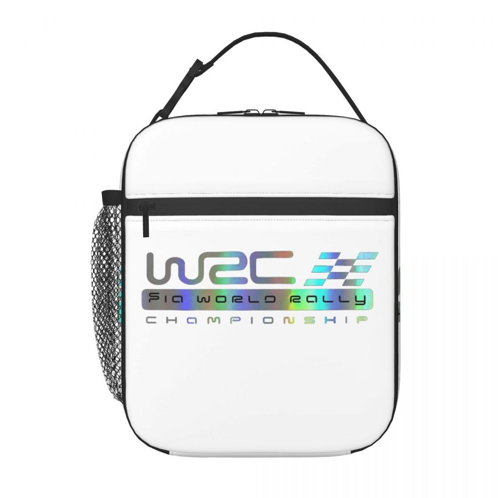 World Rally Championship WRC Insulated Lunch Bag for Women Children Portable Food Boxes Thermal Lunch Box Tote