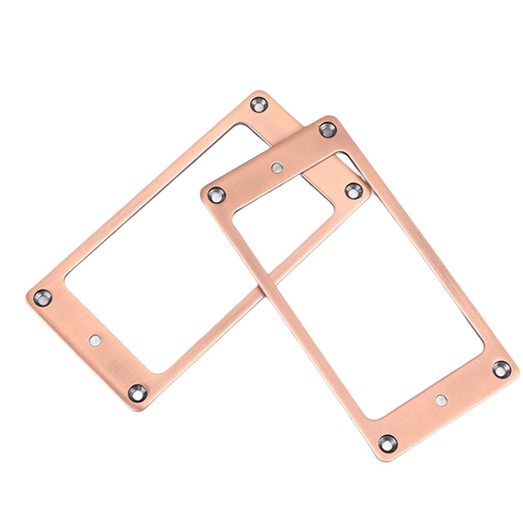 2Pcs Electric Guitar Pickup Frame Zinc Alloy   Pickup Mounting   Set 2 X 2mm