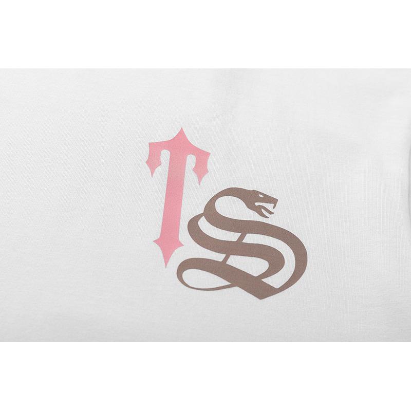 743 Trapstar London 2026 Estate Nuova Alta Qualità Cotone Girocollo Ampia Taglia Larga T-shirt da Donna