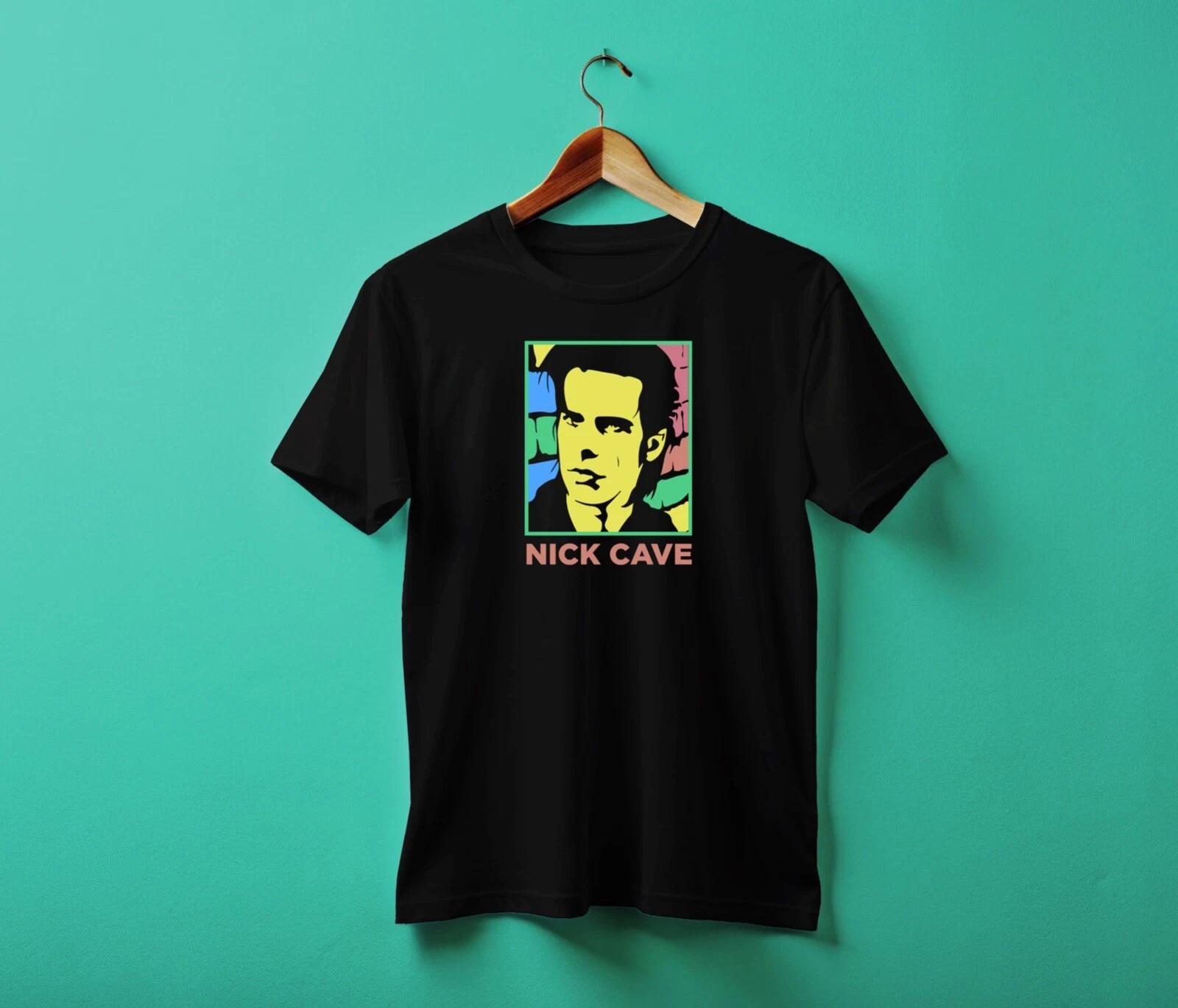 Men s and Women s T-shirts Nick Cave Custom colourfull t-shirt BLACK XXXL