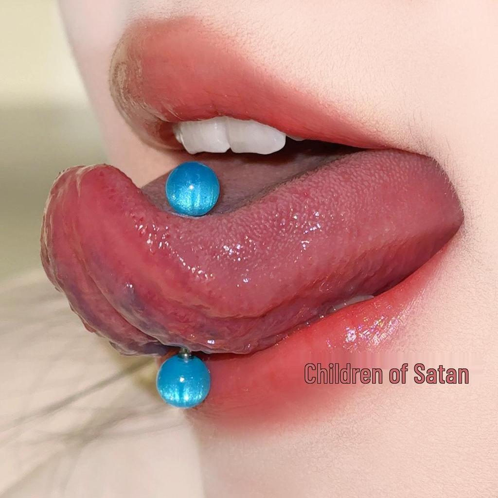 Satan's Child: Stylish & Comfy Tongue Ring - Hot & Flashy Ins Style