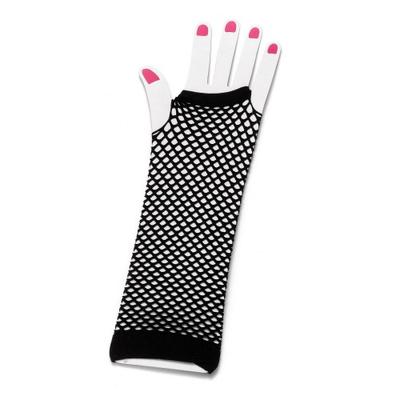 Unisex Adults Fingerless Fishnet Gloves (1 Pair)