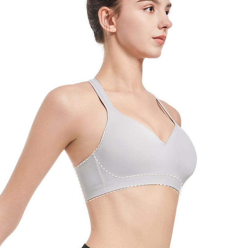 Sports Back Beauty Underwear Seamless Breathable Women's Bra Small Chest Non-empty Cup No Wire Bra