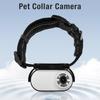 HD Cat Camera Collar with Video Recording, Adjustable Magnetic Cat Sport Body Camera for Pets, Indoor and Outdoor Use (White)