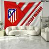 Atletico Madrid Wall Tapestry Aesthetic Wall Hanging Printed Fabric Blanket Decorative Tapestries for Bedroom Living Room Home Decor