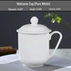 Gold Painted Jingdezhen Ceramic Cup with Lid - High Temp Bone China Tea Cup for Business Meetings and Home