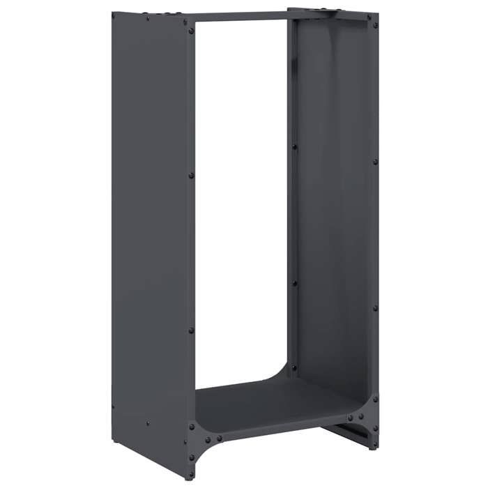 VidaXL Portant de bois chauffage anthracite 40x30x80 cm 864233