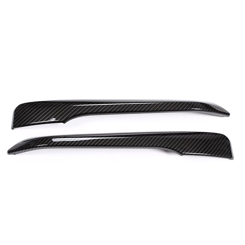 

Car Styling for BMW X1 F48 2016 2017 2018 2019 Front Fog Light Lamp Eyelid Stripe Cover Trim Car Exterior Accessories 2 Style