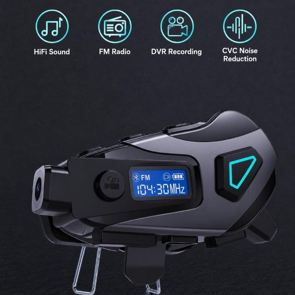 4K HD Camera Helmet Headset K10 MAX Helmet Bluetooth Headset Bluetooth Headset Motorcycle Riding