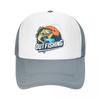 Custom Out Fishing Trucker Hat Unisex Women Adjustable Adult Fish FisherUnisex Baseball Cap Spring Dad Hat
