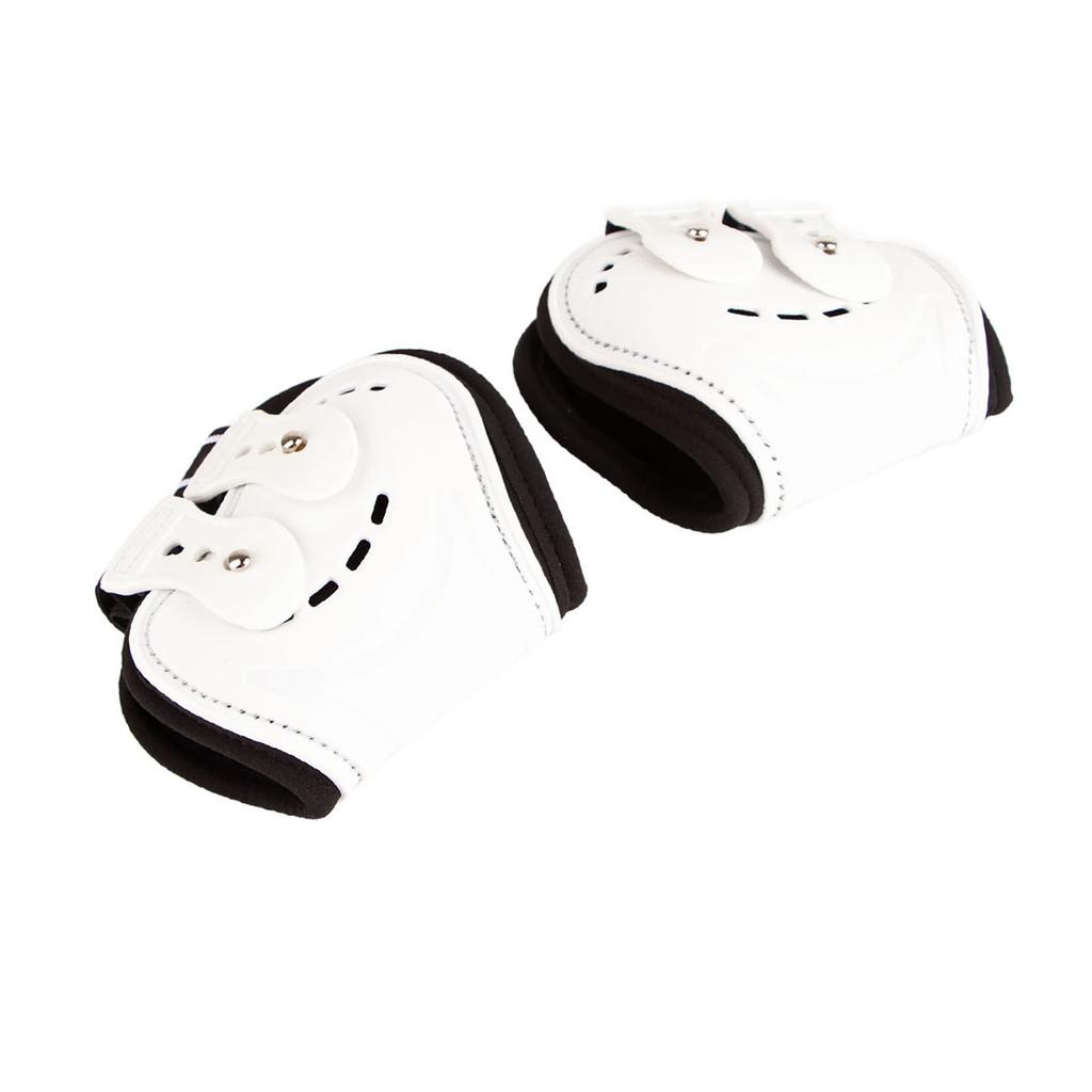 Horse Fetlock Boots Impact Resistant Breathable Horse Hind Leg Boots for Horse Protective Equipment White