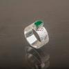 Green Onyx Gemstone 925 Sterling Silver Jewelry Handmade Ring For Birthday Gift RR-3-14