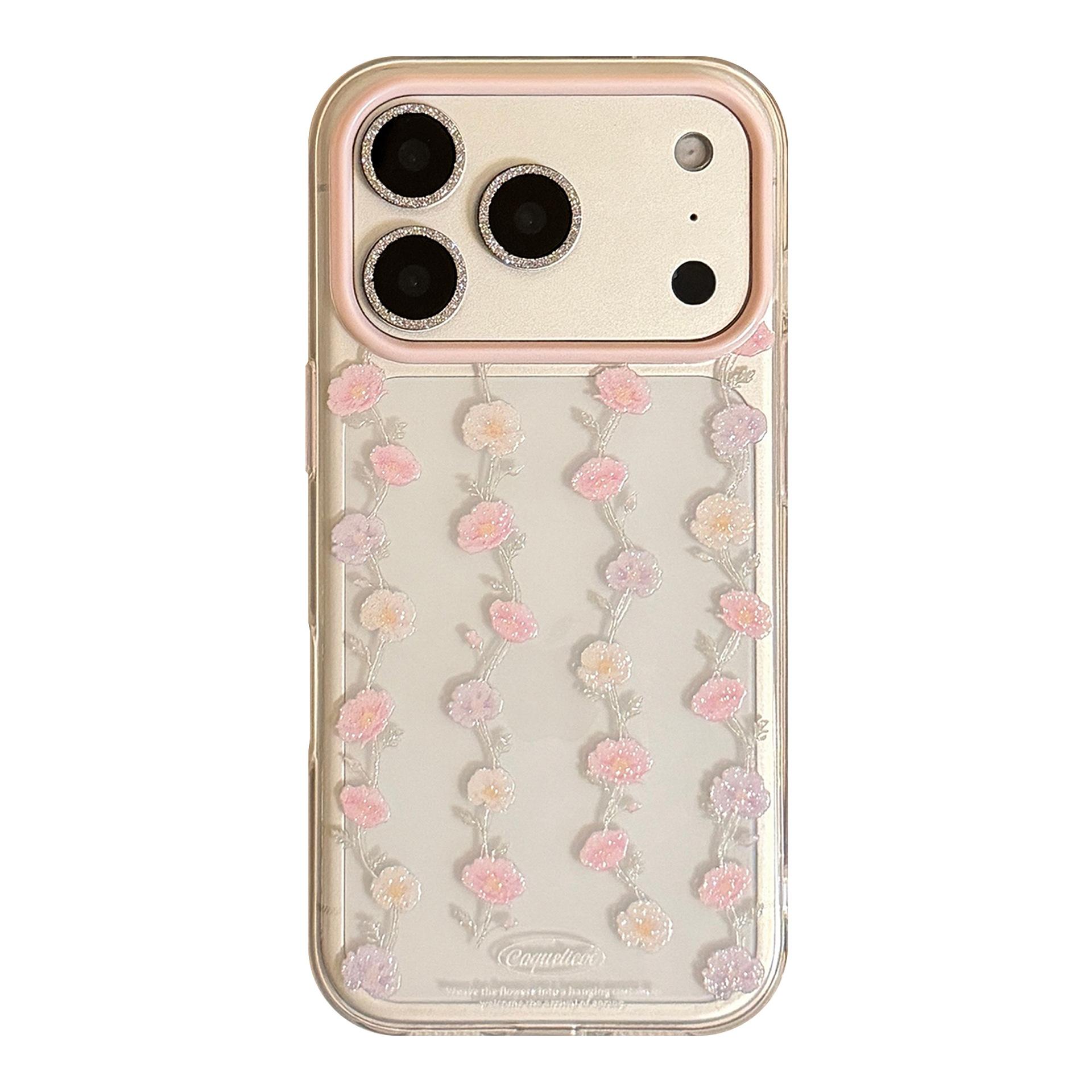 

Прозрачный чехол для телефона с цветами для iPhone 15, iPhone 16 и iPhone 16 Pro Max iPhone 13
