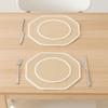 2Pcs Protective Table Placemat Linen Kitchen Mats Vintage Table Mats  Dining Tables